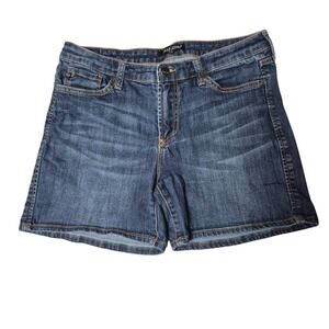 Dear John Denim Shorts Womens 27 Blue Mid Rise Stretch Jean Shorts